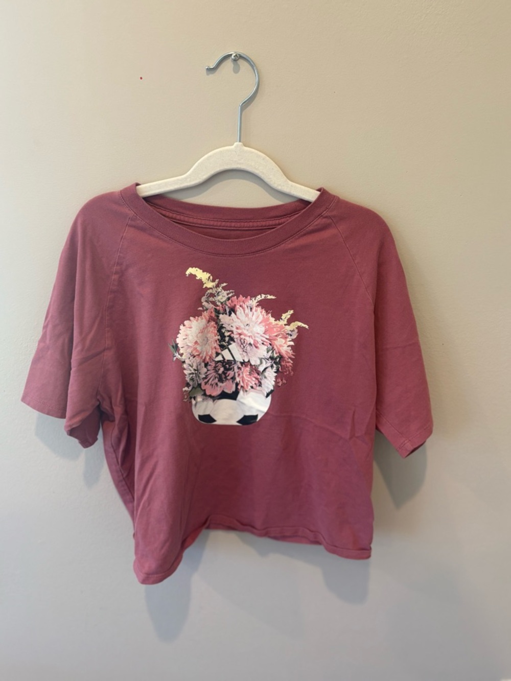adidas Dusty Rose Floral Graphic Tee
